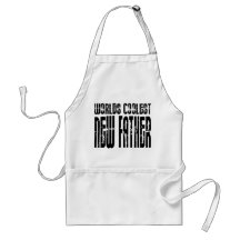 Baby Showers New Dads : Worlds Coolest New Father Aprons