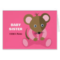 Baby Sister Baby Mouse in Pink Sleeper cards