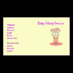 Baby Sitting Service Cards feat Lil Alice business cards