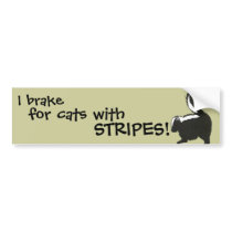 Baby Skunk Bumper Sticker
