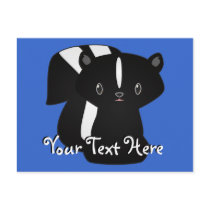 Baby Skunk Postcard