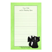 Baby Skunk Stationery