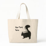 Baby Skunk Tote bags