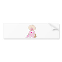 Baby Soother Girl Bumper Sticker