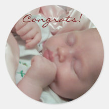 baby sticker-Congrats!