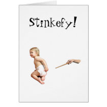 Baby Stinkefy!-greeting card cards