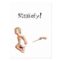 Baby Stinkefy!-postcard postcards