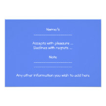 Baby Stroller. Light Blue on Mid Blue. Personalized Invitations