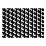 Baby Stroller Pattern in Black and White. Invite