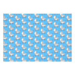 Baby Stroller Pattern on Blue. Announcements