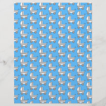 Baby Stroller Pattern on Blue. Flyer
