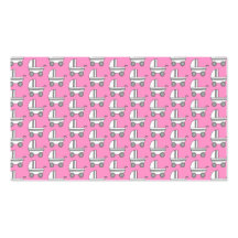 Baby Stroller Pattern on Pink. Business Card Templates