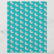 Baby Stroller Pattern on Teal. Flyer
