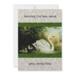Baby Swans Baby Shower invitation