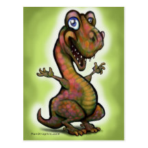 Baby T-Rex Postcard