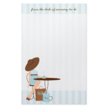 Baby Tea Personalized Stationery