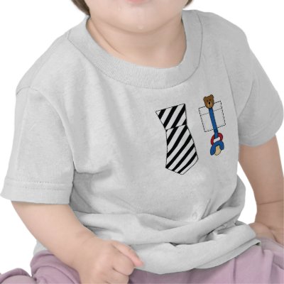 Baby Tie Tee Shirt by dizzydesign