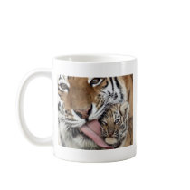 Baby Tiger Having a Bath Mugs