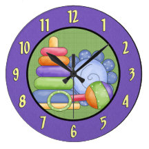 Baby Toys Wall Clock
