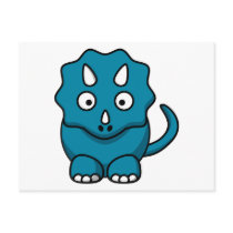 Baby Triceratops Postcard