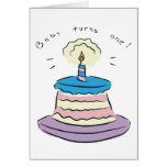 Baby Turns One! Greeting Cards