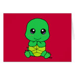 Baby turtle greeting cards