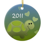 Baby Turtle/ Photo Ornament