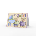 Baby Twins Greeting Card