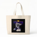 Baby White Tiger Tote Bags