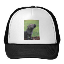 Baby Wolf Howls Mesh Hat