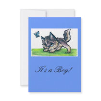 Baby Wolf Invites/Announcements