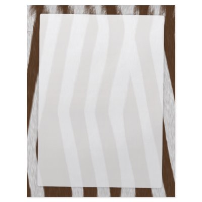 Baby Zebra Flyer Design by bartonleclaydesign