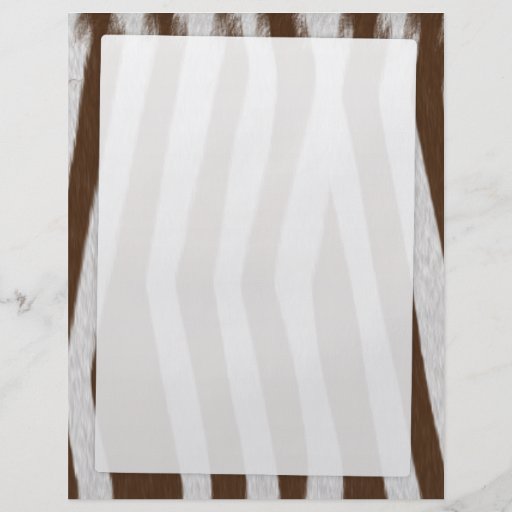 Baby Zebra Flyer Design