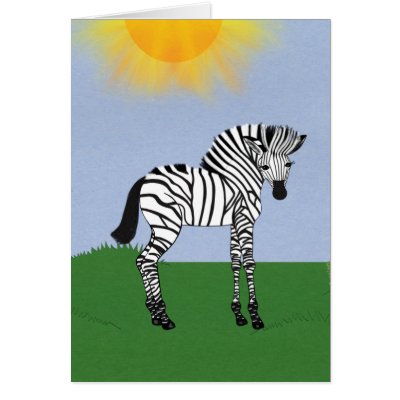 animated baby zebra