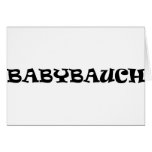 babybauch icon greeting cards