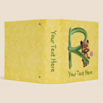 BabyBear Toon Monogram R binders