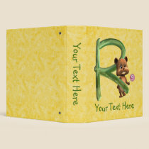 BabyBear Toon Monogram R binders