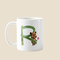 BabyBear Toon Monogram R mugs