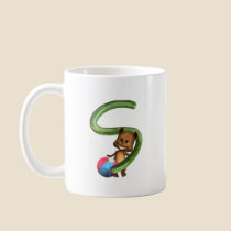 BabyBear Toon Monogram S mugs