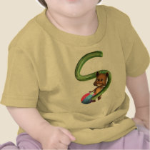 BabyBear Toon Monogram S t-shirts