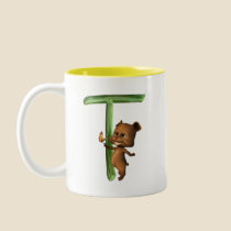 BabyBear Toon Monogram T mugs