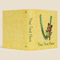 BabyBear Toon Monogram U binders