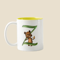BabyBear Toon Monogram Z mugs