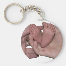 BabyFeet041410 Keychain