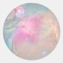 BabyGalaxy Pastel Kawaii Space Art Round Stickers