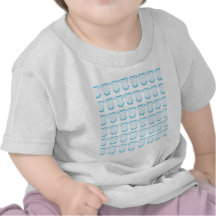 Babygro in Blue Vest T Shirt