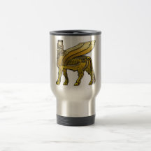 Babylonian Winged Bull Lamassu Mug