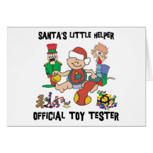 Baby's 1st Christmas Santa's Little Helper Gift Greeting Cards
