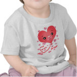 Baby's 1st Valentine's Day Kawaii Heart T-Shirt