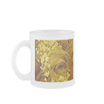 Baby's Breath & Rose - Gold Coffee Mug
